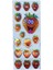 Sticker Kabartmalı Stiker Defter, Planlayıcı Etiket Çilek (CB354) 16X7 cm 1