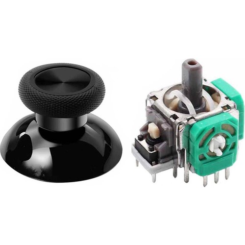 XBOX One Analog Motor Topuz Seti 1+1 One - One S/X - Series S/X Uyumlu Siyah