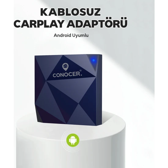 Conocer Android Auto Kablosuz Carplay Adaptörü