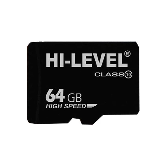 Hi-Level 64 GB CLASS10 Micro Sd Hafıza Kartı