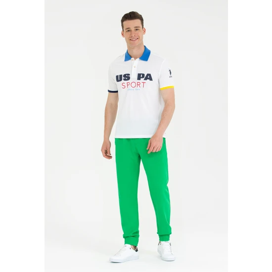 U.S. Polo Assn. Erkek Elma Yeşili Örme Pantolon 50263543-VR020