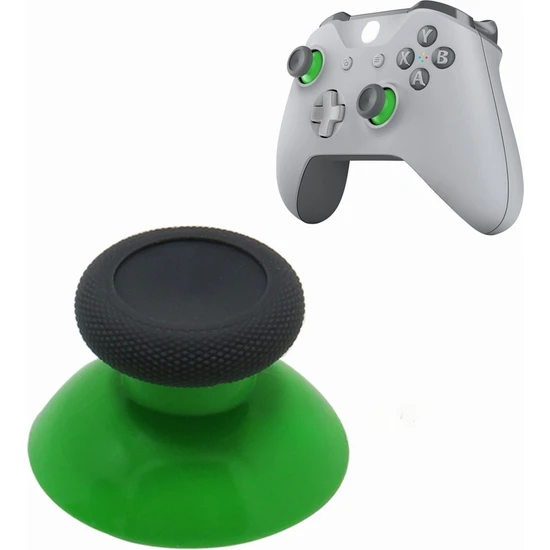 Pop Konsol 1 Adet Xbox One - One S/x - Series S/x Uyumlu Analog Topuz Renkli Başlık Siyah Yeşil