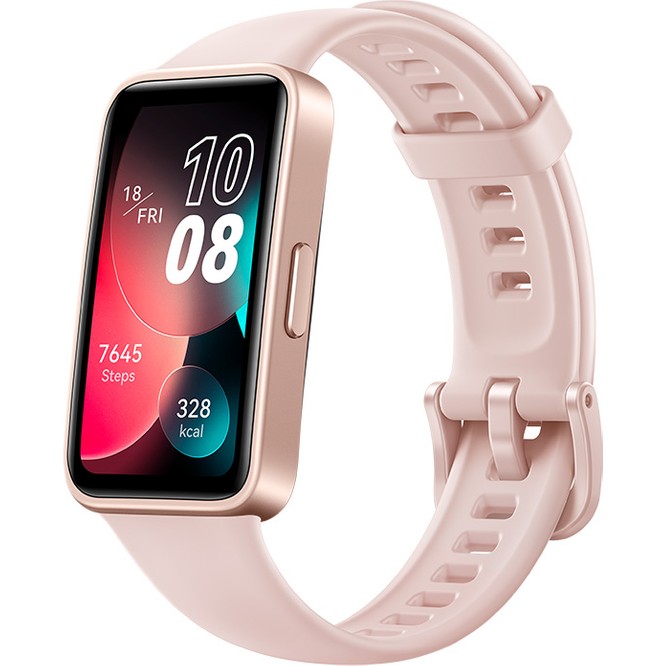 Huawei Band 8 Akıllı Saat - Sakura Pembesi, 1.47 inç AMOLED Ekran, Bluetooth Bağlantı, Kalp Atış ve Uyku Takibi, Uzun Pil Ömrü