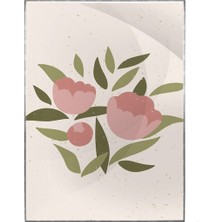 SHOP365 Çiçekler Pastel Renkler Modern Poster P-001870