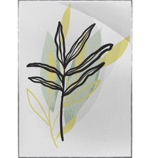 SHOP365 Yapraklar ve Şekiller Modern Poster P-001284