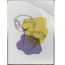 SHOP365 Yapraklar ve Şekiller Modern Poster P-001289