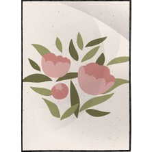 SHOP365 Çiçekler Meyveler Pastel Renkler Modern Poster P-001758