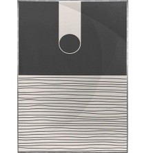 SHOP365 Şekiller ve Çizgiler Krem Gri Renkler Modern Poster P-002124