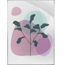 SHOP365 Bitki Yapraklar ve Şekiller Modern Poster P-002073