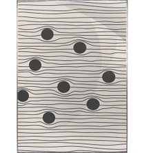 SHOP365 Ay ve Güneş Şekilleri Gri Gümüş Renkler Modern Poster P-002132