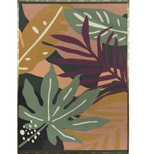 SHOP365 Sanat Tekstil Tasarımı Edebiyat Veya Doğal Tropikal Çizgi Sanatı, Modern Poster P-001831