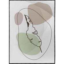 SHOP365 Bitki Yapraklar ve Şekiller Modern Poster P-002082
