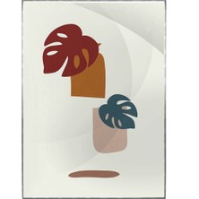 SHOP365 Bitki Yapraklar ve Şekiller Modern Poster P-002278