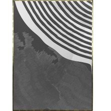 SHOP365 Şekiller ve Çizgiler Gri Siyah Renkler Modern Dekoratif Poster P-002942