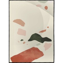 SHOP365 Toprak Renk Tonları Şekil Tasarım Modern Poster P-002496