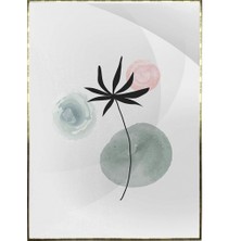 SHOP365 Bitki Yapraklar ve Şekiller Modern Poster P-002268