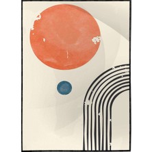 SHOP365 Modernist Şekiller Illüstrasyon Modern Sanat Tuval Poster P-002429