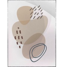 SHOP365 Şekiller ve Çizgiler Toprak Tonları Modern Poster P-002458