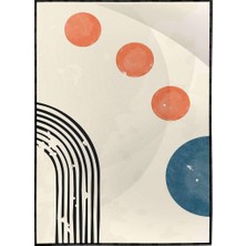 SHOP365 Modernist Şekiller Illüstrasyon Modern Sanat Tuval Poster P-002432