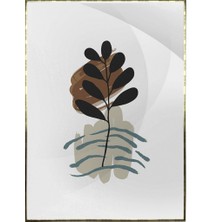 SHOP365 Bitki Yapraklar ve Şekiller Modern Poster P-002694