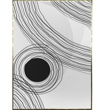 SHOP365 Toprak Renk Tonları Şekil Tasarım Modern Poster P-002809