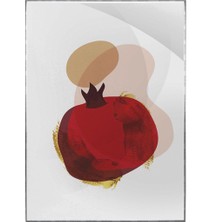 SHOP365 Meyveler ve Şekiller Karışık Renkler Illüstrasyon Poster P-003622