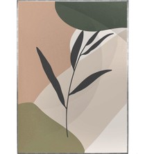 SHOP365 Yapraklar ve Şekiller Karışık Renkler Modern Poster P-003970