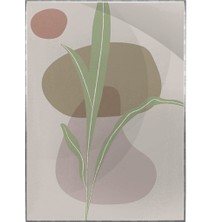 SHOP365 Yapraklar ve Şekiller Modern Poster P-001511