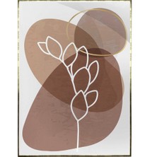 SHOP365 Yapraklar ve Şekiller Modern Poster P-001134