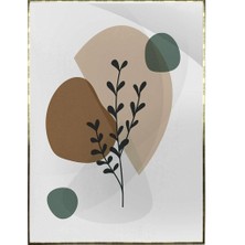 SHOP365 Yapraklar ve Şekiller Modern Poster P-001079