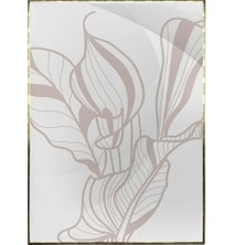 SHOP365 Bitki Yapraklar ve Şekiller Modern Poster P-001165