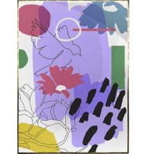 SHOP365 Hayvanlar Şekiller Modern Dekoratif Modern Poster P-001631