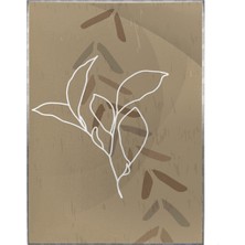 SHOP365 Bitki ve Şekiller Çizgiler Modern Poster P-001244