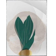 SHOP365 Yapraklar ve Şekiller Modern Poster P-002604