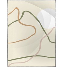 SHOP365 Güneş ve Ay Modern Sulu Boya Efektli Poster P-002362