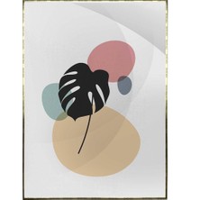 SHOP365 Bitki Yapraklar ve Şekiller Modern Poster P-001933