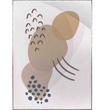 SHOP365 Şekiller ve Çizgiler Toprak Tonları Modern Poster P-002457