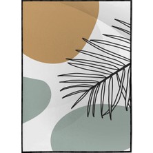 SHOP365 Bitki Yapraklar ve Şekiller Modern Poster P-002469