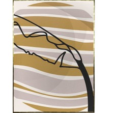 SHOP365 Bitki Yapraklar ve Şekiller Modern Poster P-002381