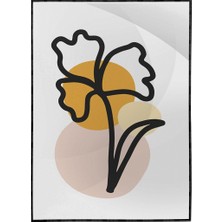 SHOP365 Yapraklar ve Şekiller Modern Poster P-003269