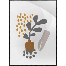 SHOP365 Bitki Yapraklar ve Şekiller Modern Poster P-002766