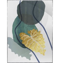 SHOP365 Yapraklar ve Şekiller Modern Poster P-003143