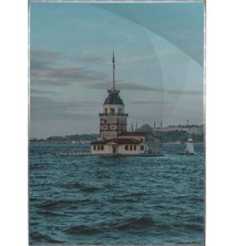 SHOP365 Istanbul Kız Kulesi ve Deniz Manzarası Poster P-003637