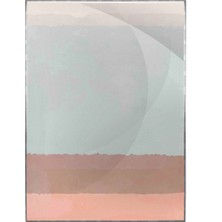 SHOP365 Fırça Darbeleri Pastel Renkler Modern Poster P-003315