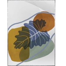 SHOP365 Yapraklar ve Şekiller Modern Poster P-003144