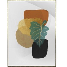SHOP365 Bitki Yapraklar ve Şekiller Modern Poster P-003168