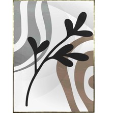 SHOP365 Yapraklar ve Şekiller Modern Poster P-003260