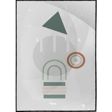 SHOP365 Şekiller Pastel Renkler Modern Sanatsal Poster P-004280