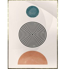 SHOP365 Şekiller Desenler Çizgiler Modern Tasarım Poster P-004202