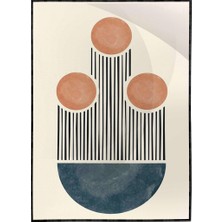 SHOP365 Şekiller Karışık Renkler Modern Poster P-004300